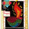 Sparkling Handmade Quilled Diwali Greeting Card D10 image Sparkling Handmade Quilled Diwali Greeting Card D10 image