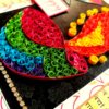 Sparkling Handmade Quilled Diwali Greeting Card D10 image Sparkling Handmade Quilled Diwali Greeting Card D10 image