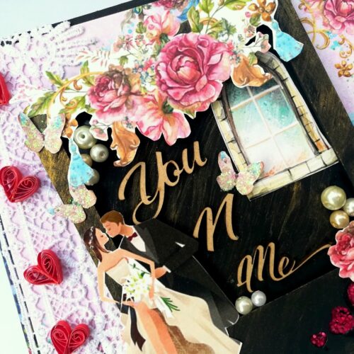 You and Me Romantic All Occasion Scrapbook Album image
