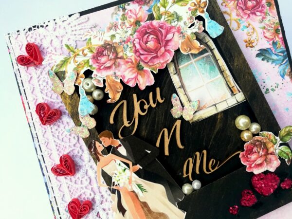 You and Me Romantic All Occasion Scrapbook Album image