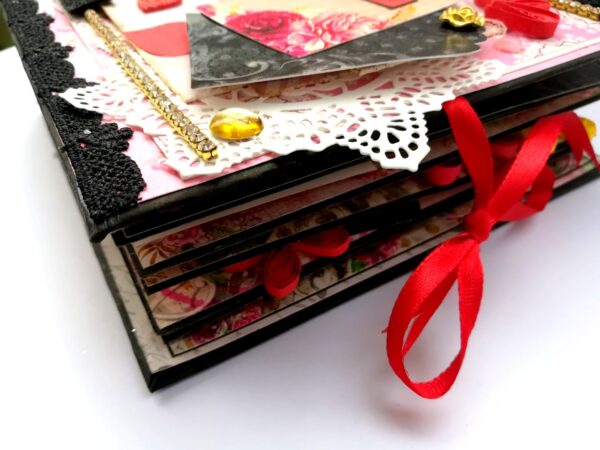 Quilled Love Birthday Handmade Scrapbook image