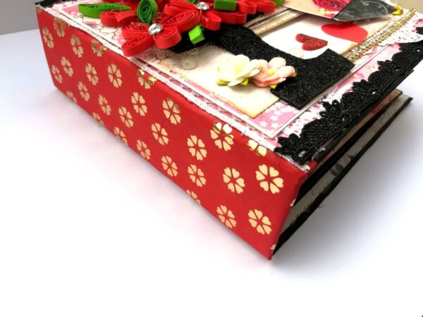Quilled Love Birthday Handmade Scrapbook image