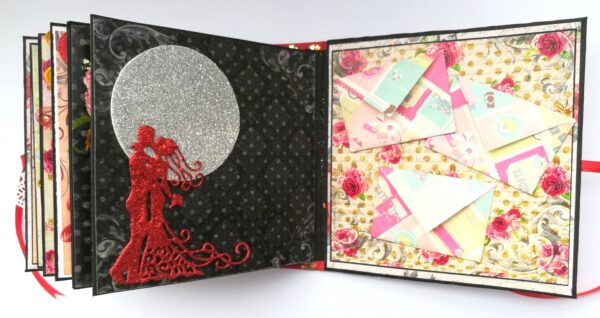 Quilled Love Birthday Handmade Scrapbook image