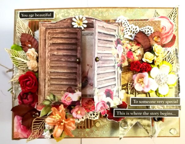 Exclusive Designer Glittery Handmade Love Scrapbook image