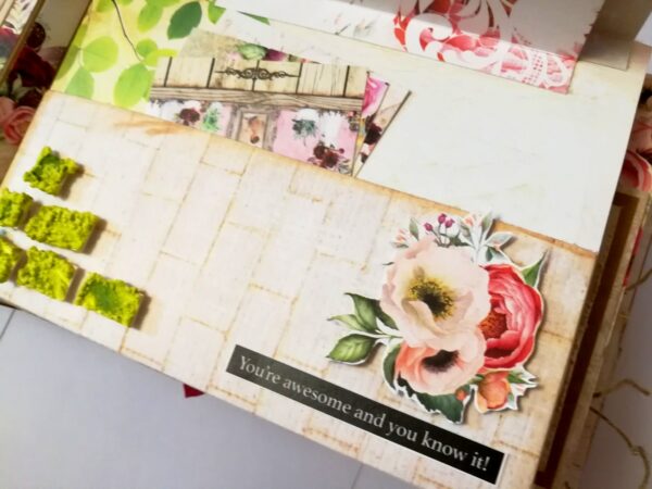 Exclusive Designer Glittery Handmade Love Scrapbook image