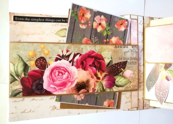 Exclusive Designer Glittery Handmade Love Scrapbook image