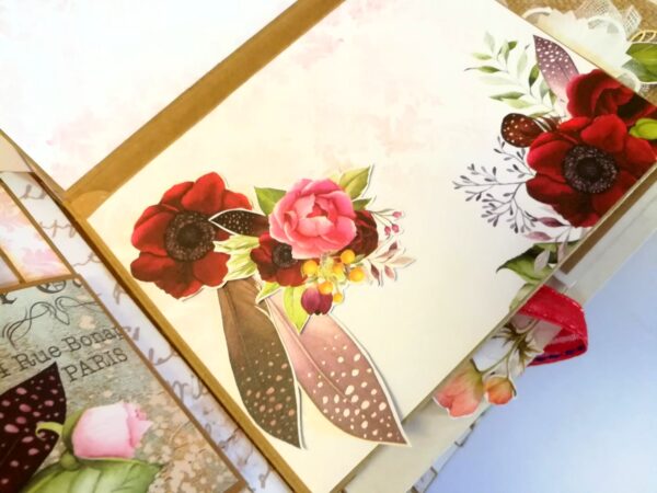 Exclusive Designer Glittery Handmade Love Scrapbook image
