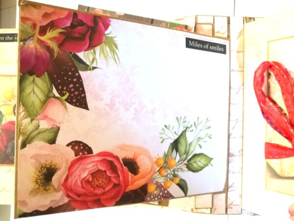 Exclusive Designer Glittery Handmade Love Scrapbook image