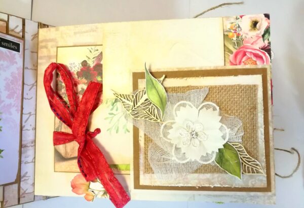 Exclusive Designer Glittery Handmade Love Scrapbook image