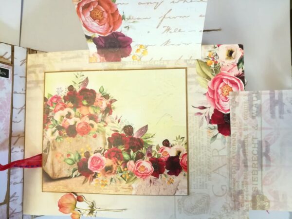 Exclusive Designer Glittery Handmade Love Scrapbook image