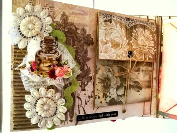 Exclusive Designer Glittery Handmade Love Scrapbook image