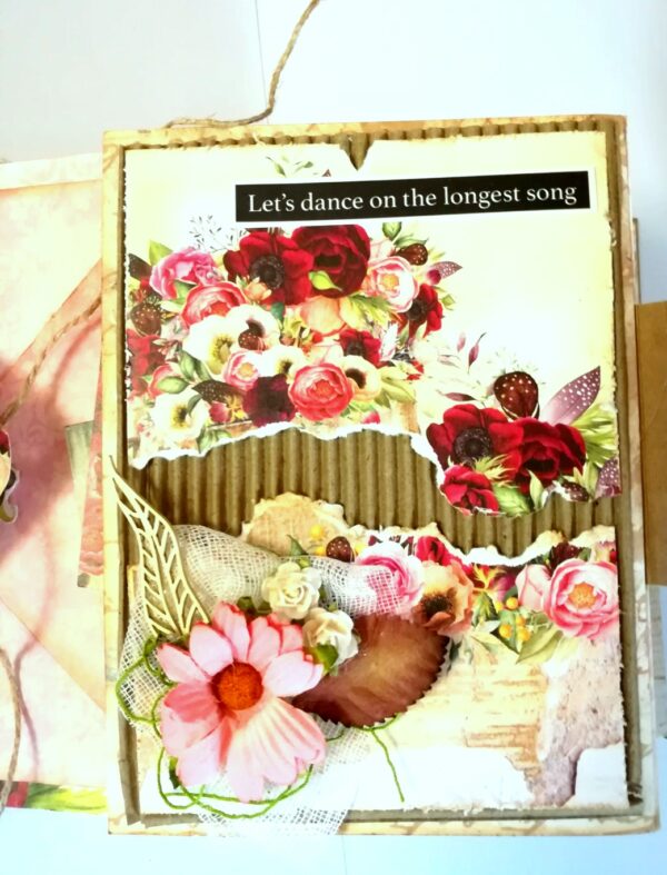 Exclusive Designer Glittery Handmade Love Scrapbook image