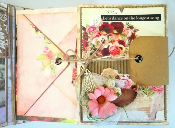 Exclusive Designer Glittery Handmade Love Scrapbook image