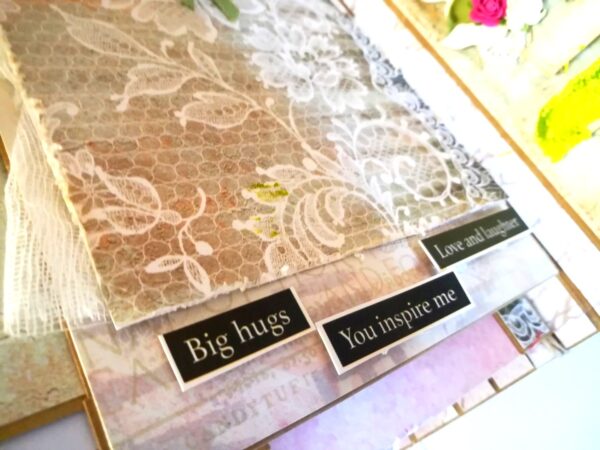 Exclusive Designer Glittery Handmade Love Scrapbook image