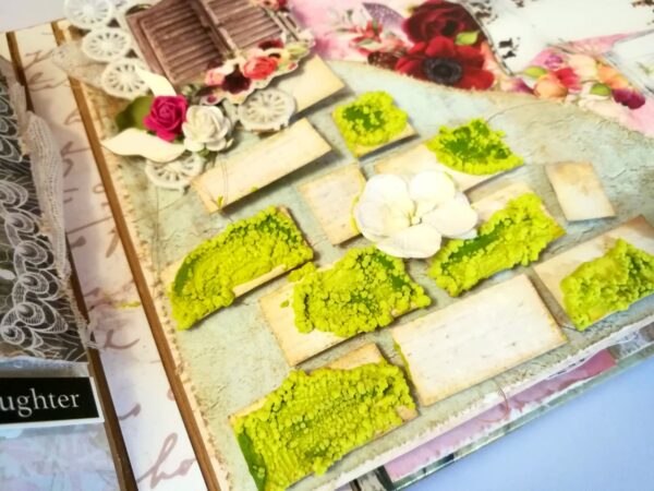 Exclusive Designer Glittery Handmade Love Scrapbook image