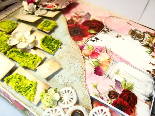 Exclusive Designer Glittery Handmade Love Scrapbook image