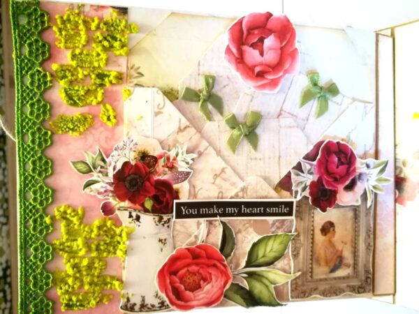 Exclusive Designer Glittery Handmade Love Scrapbook image