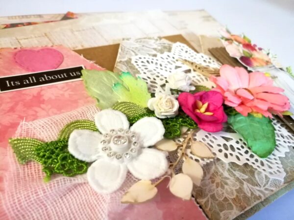 Exclusive Designer Glittery Handmade Love Scrapbook image