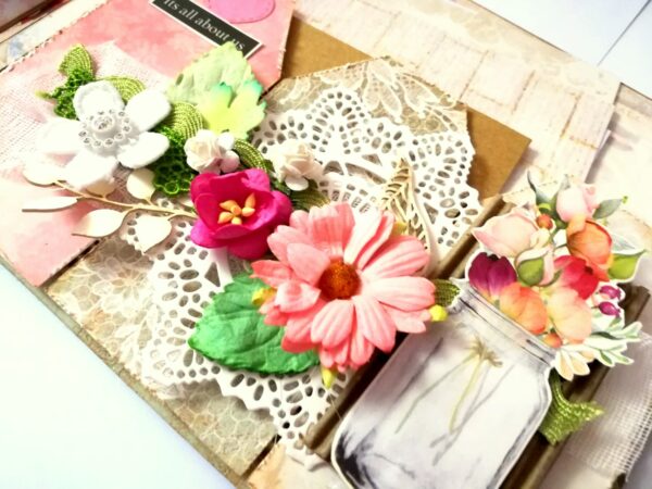 Exclusive Designer Glittery Handmade Love Scrapbook image