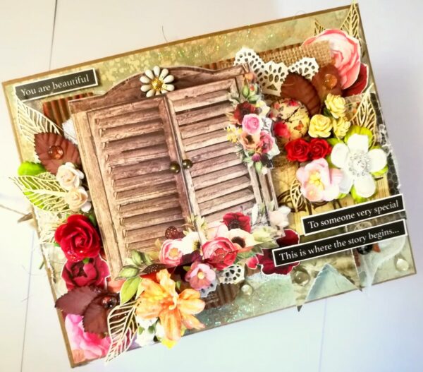 Exclusive Designer Glittery Handmade Love Scrapbook image