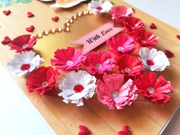 Love Quilled Special Heart Greeting Card -D1 image