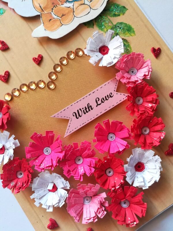 Love Quilled Special Heart Greeting Card -D1 image