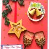 Star Shaker and Quilled Glasses New Year Card - NY6 image