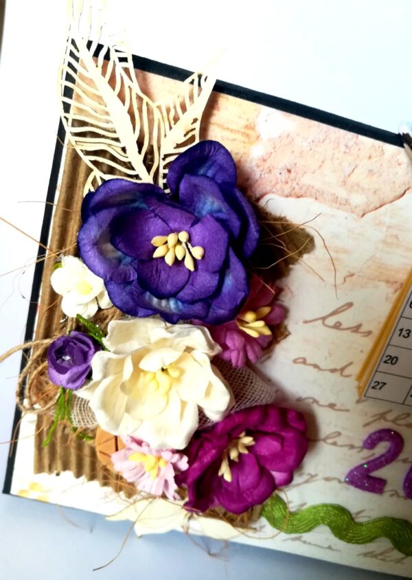 Purple Themed Sparkling Decor Calendar image