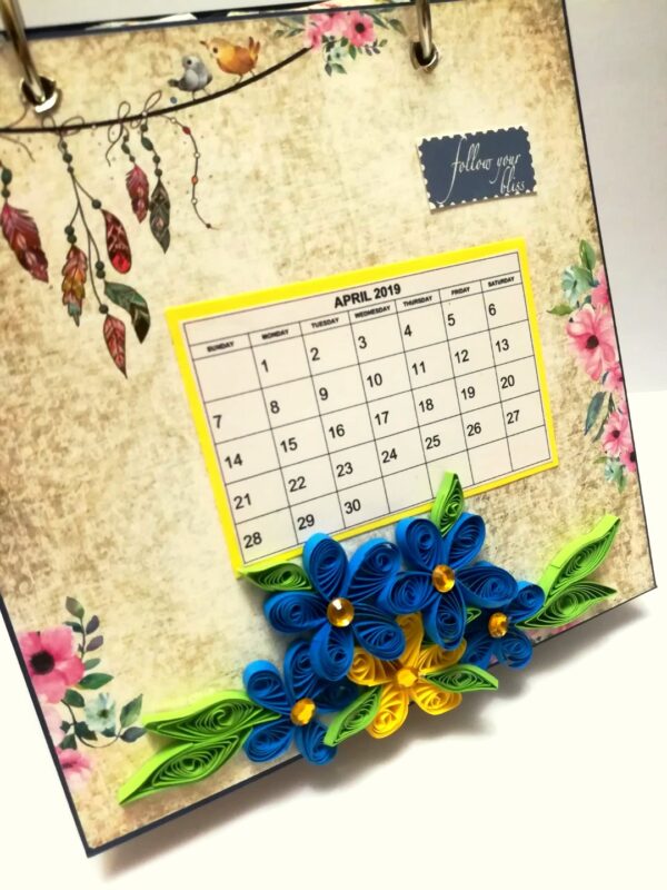 Sparkling Quilled Designer Calendar image