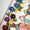 Sparkling Quilled Flowers and Cupcake Birthday Card image