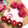 My Valentine Special Tag with quilled flowers Card -V3 image