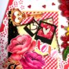 Valentine handmade Card With Beautiful picture tag image