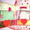 Valentine handmade Card With Beautiful picture tag image