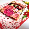 Valentine handmade Card With Beautiful picture tag image