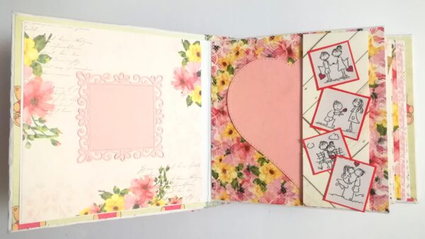 Sweet Memories Love Valentine Scrapbook image