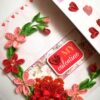 Valentine Red Quilled Mini Scrapbook Greeting Card image