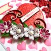 Too Much Love Valentine Quilled Greeting Card image