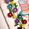 Sparkling Quilled Flowers Birthday Card image