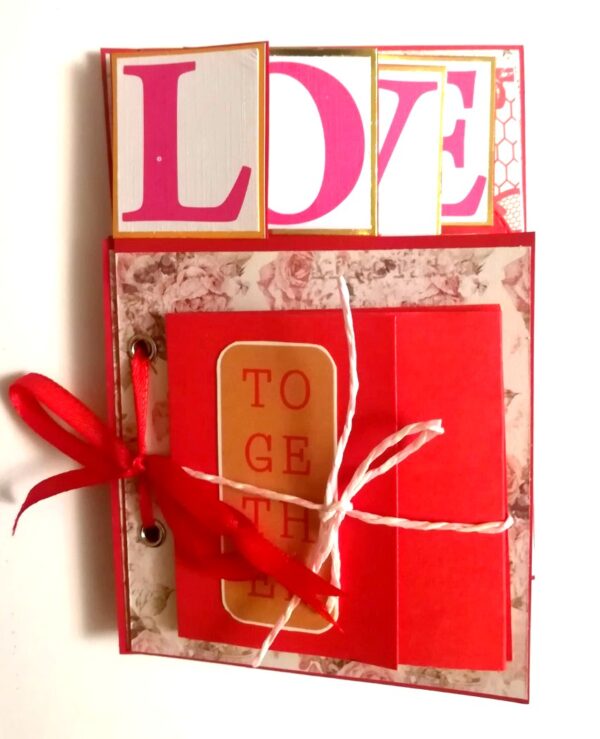 Love Valentine Mini Scrapbook Folder image Love Valentine Mini Scrapbook Folder image