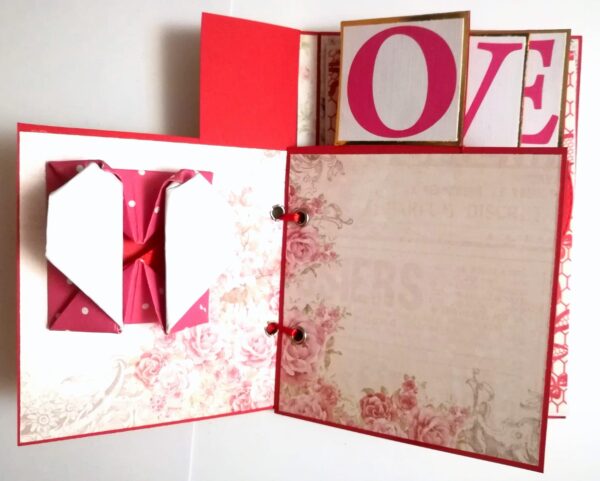 Love Valentine Mini Scrapbook Folder image Love Valentine Mini Scrapbook Folder image