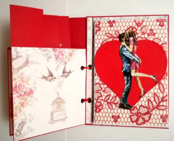 Love Valentine Mini Scrapbook Folder image Love Valentine Mini Scrapbook Folder image