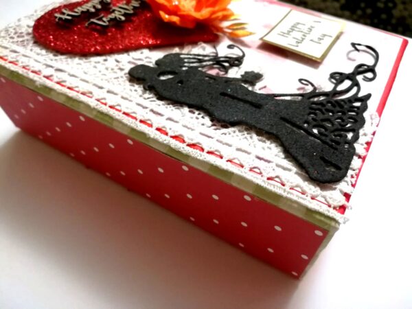 Valentine Mini Scrapbook Album Handmade - D2 image