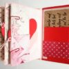 Valentine Mini Scrapbook Album Handmade - D3 image