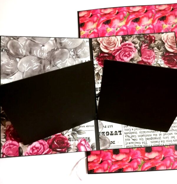 Sparkling Valentine Three Fold Mini Scrapbook Gift - D1 image