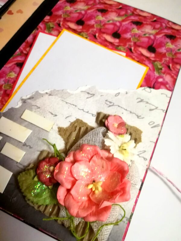 Sparkling Valentine Three Fold Mini Scrapbook Gift - D1 image