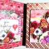 Sparkling Valentine Three Fold Mini Scrapbook Gift - D1 image
