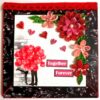 Love and Anniversary Envelope fold Mini scrapbook card - D1 image