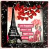 Love and Anniversary Envelope fold Mini scrapbook card - D2 image