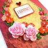 Quilled Flowers Valentines day Greeting Card image