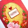 Quilled Flowers Valentines day Greeting Card image